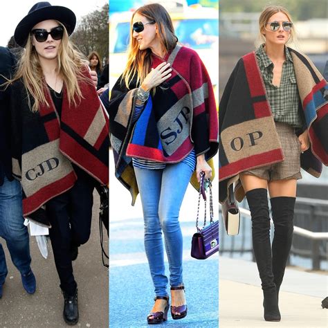 how to wear Burberry cape